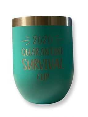"2020 Quarantine Survival Cup" Stainless Steel Wine Tumbler